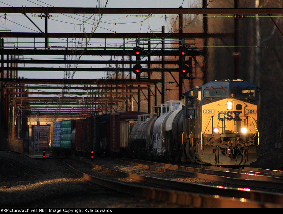 CSX AC4400CW #206 on S439-02